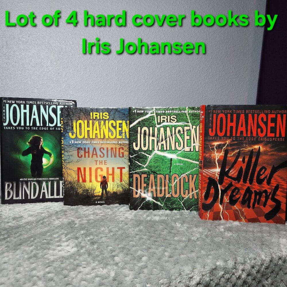 Hardcover Books by Iris Johansen - Bundle of 4